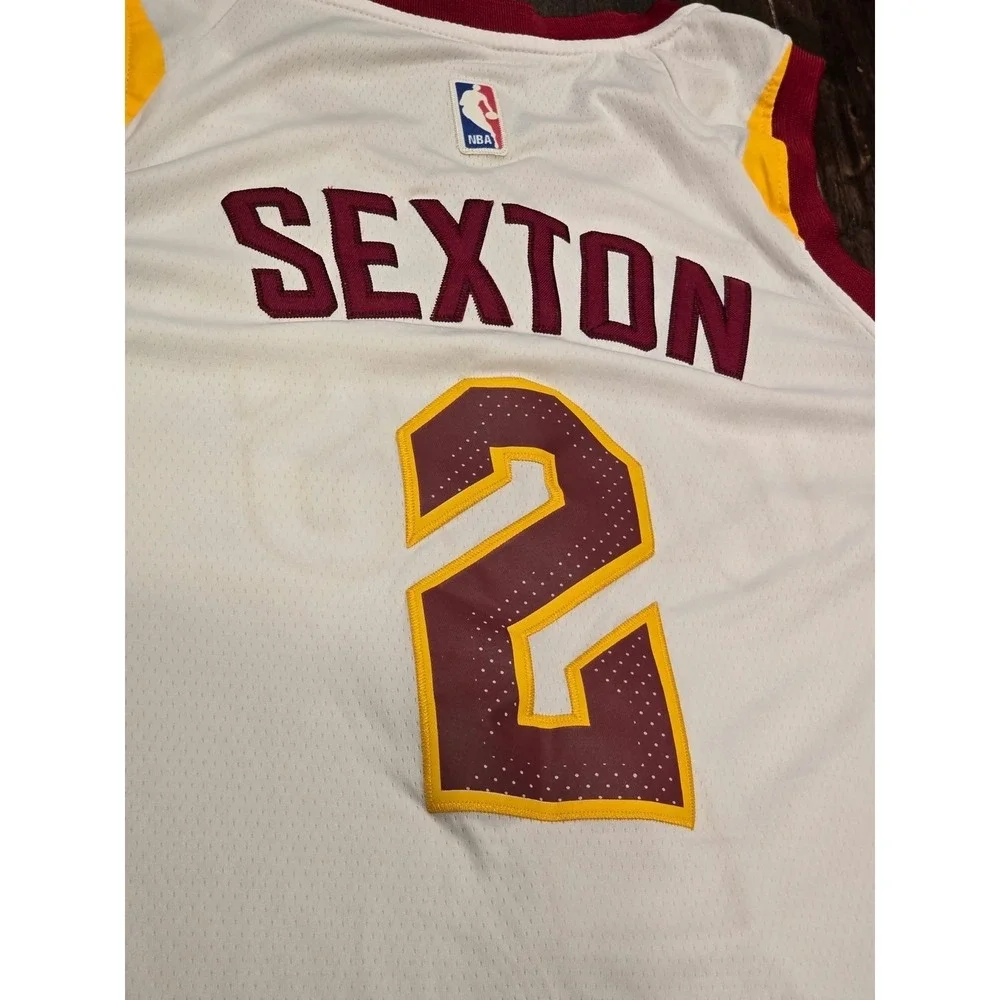 Nike Cleveland Cavaliers Jersey Mens 50 XL White NBA Basketball Collin Sexton #2